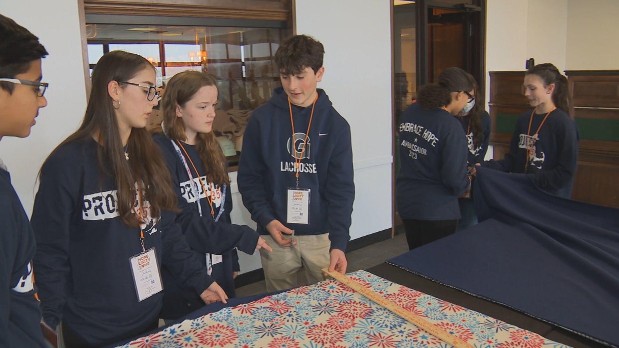Project 351 kicks off day of service with message of hope - CBS Boston