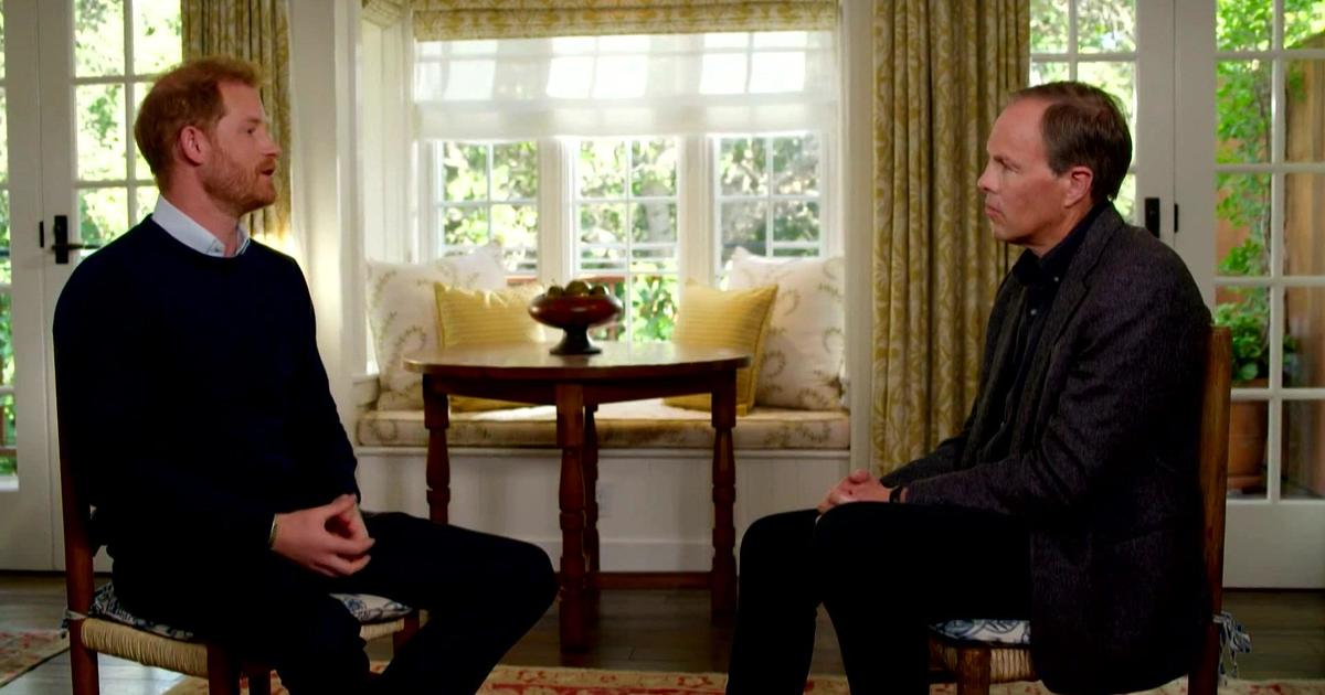 Prince Harry speaks out in "CBS Presents Harry The Interview" CBS