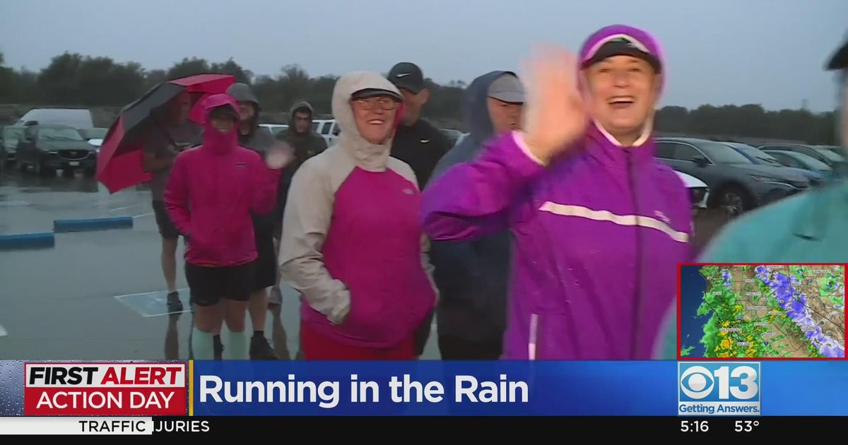 California Winter Storm Update: Runners race at Folsom Lake amid heavy rain