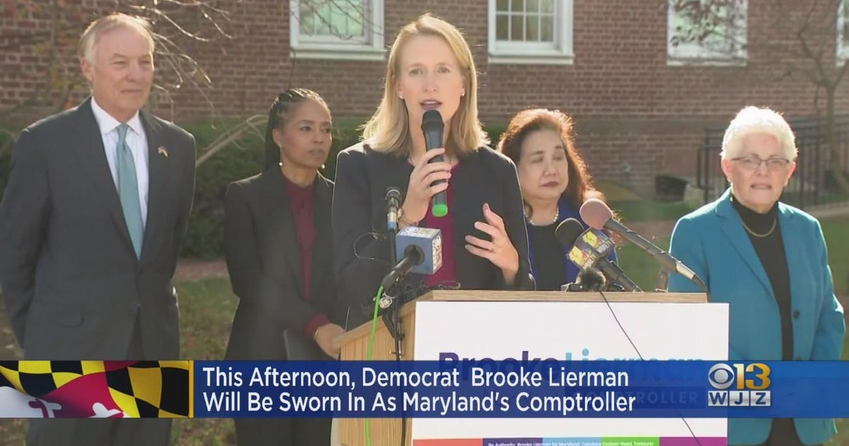 Democrat Brooke Lierman will soon be sworn in as Maryland's Comptroller