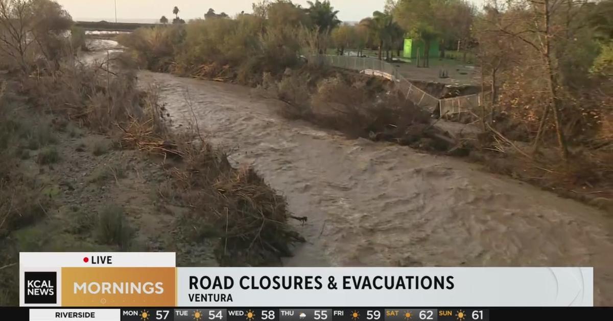 Ventura County flooding, evacuations, road closures continue CBS Los