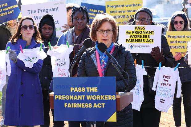Advocates, Legislators, And Pregnant Workers Rally On Capitol Hill For The Pregnant Workers Fairness Act 