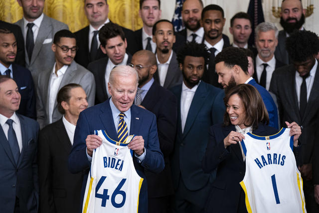 Warriors visit White House after winning 2022 NBA title