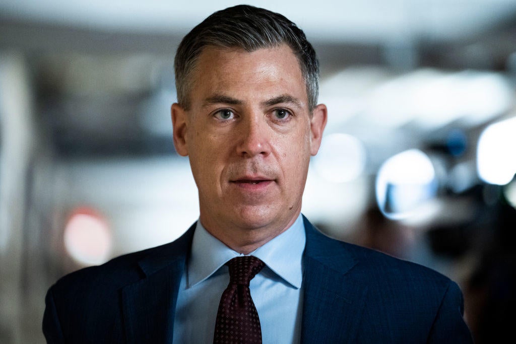 Rep. Jim Banks at the Capitol on Tuesday, Jan. 3, 2023. 