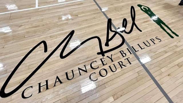 Chauncey Billups stops by GW as his old school names the court after him -  Denver Sports