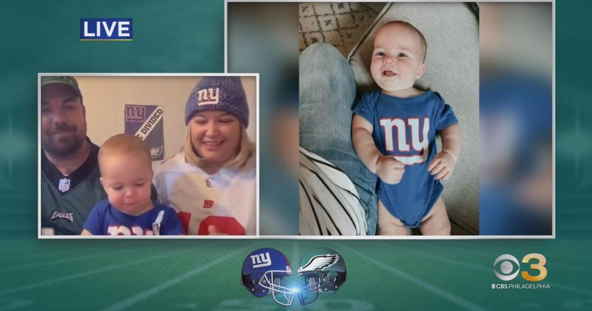 A house divided this family is split between Eagles and Giants CBS