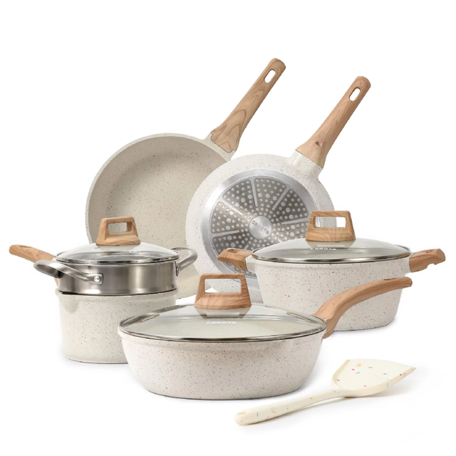 The TikTok-viral Carote pots and pans set is $50 off on  today