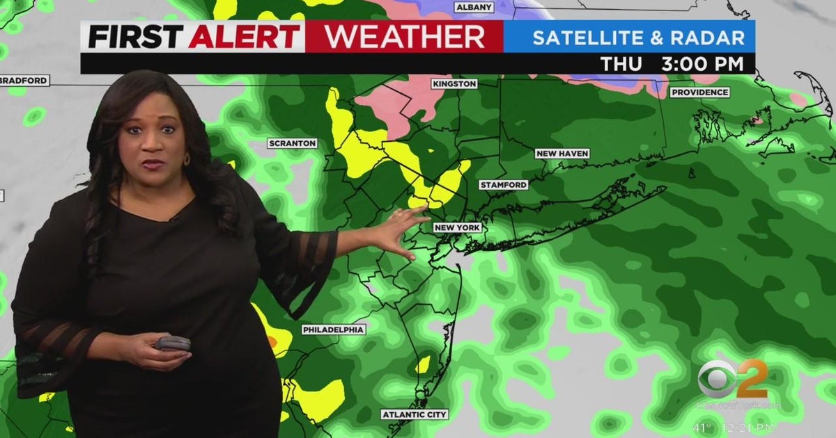 First Alert Weather: Rain picks up - CBS New York