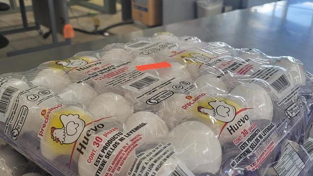 Customs officials are seizing eggs at the U.S.-Mexico border