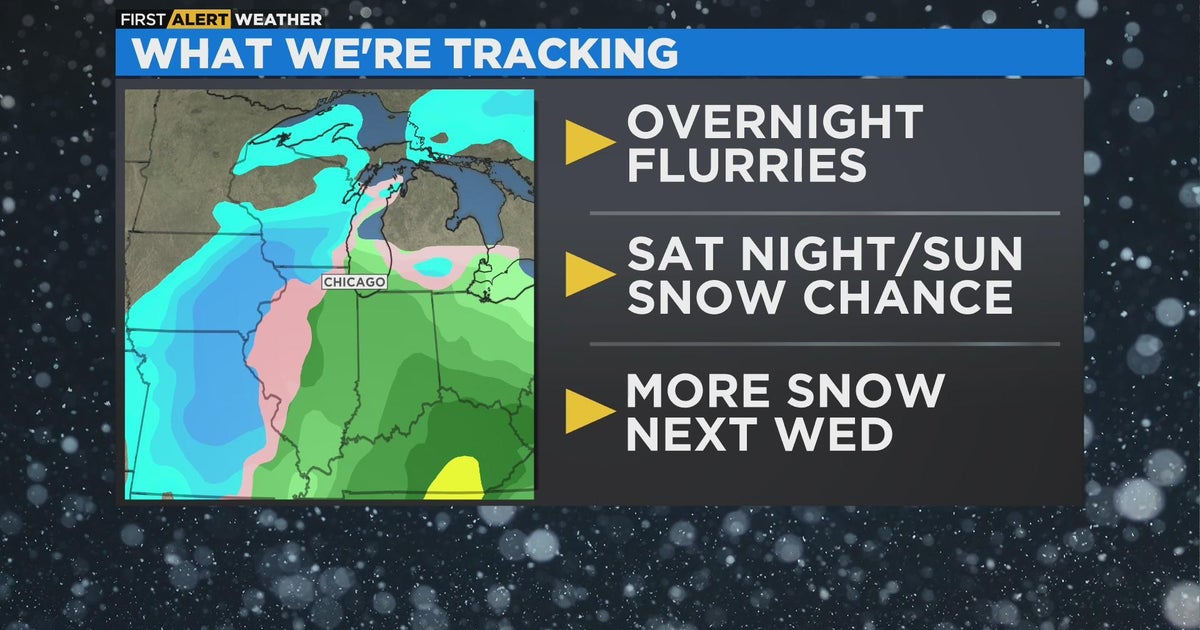 Chicago First Alert Weather Overnight flurries CBS Chicago