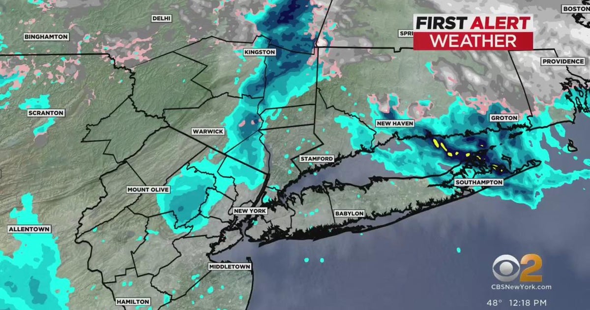 First Alert Weather: CBS2's 1/20 Friday afternoon update - CBS New York