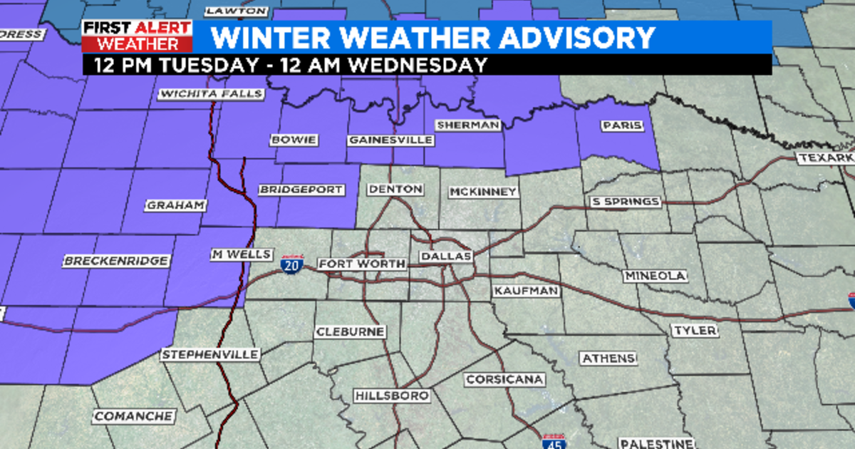 First Alert Weather Day Tuesday Winter Weather Advisory issued for