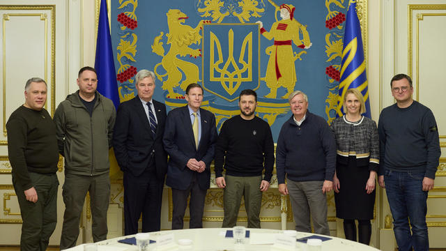 U.S. Senators visits Ukraine's Kyiv 