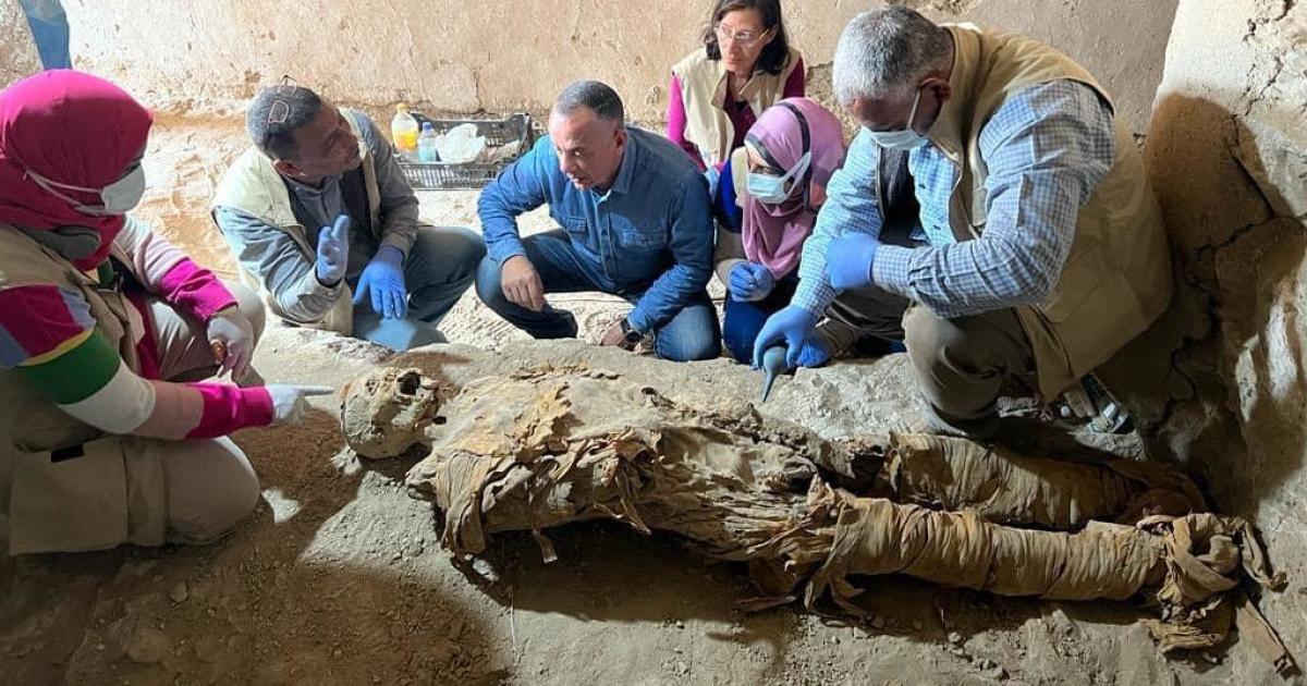 Egyptian archaeologists tout rare discoveries unearthed in Luxor