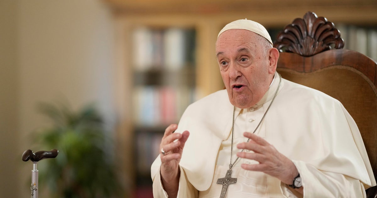 Pope Francis says homosexuality "is not a crime," but gay is "a sin" CBS News