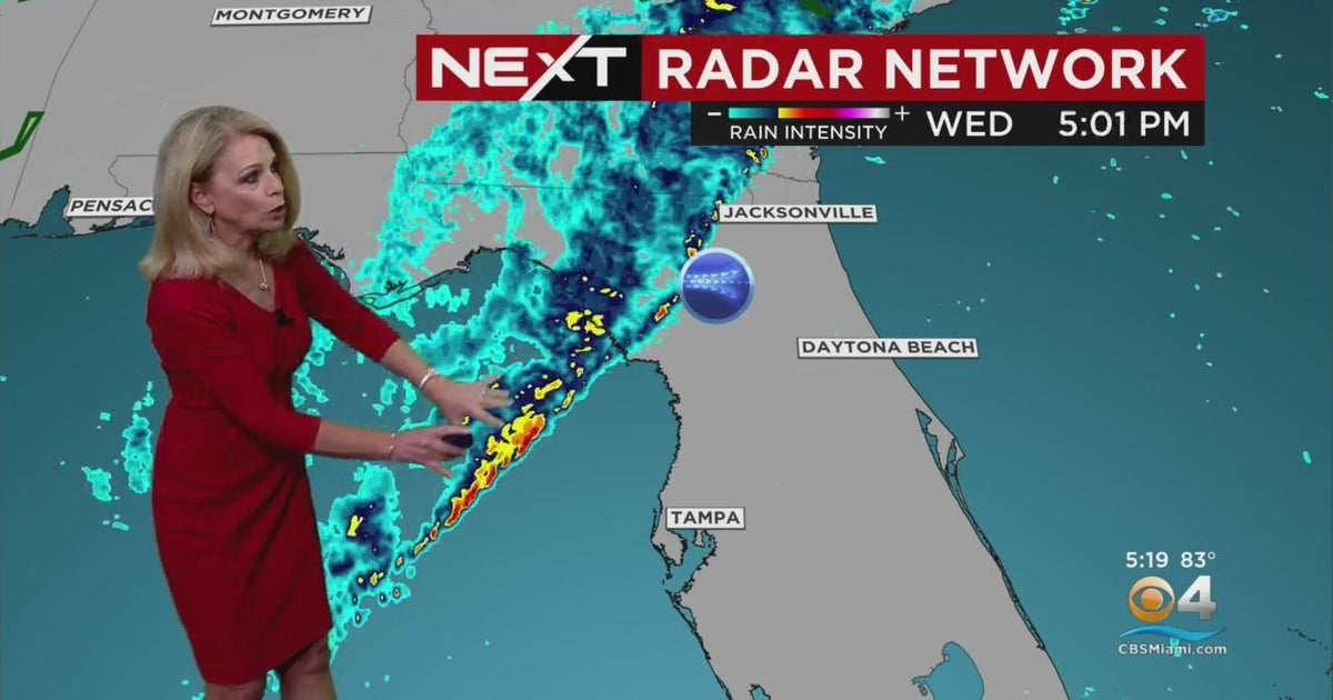 NEXT Weather forecast for Wednesday 1/25/23 5PM - CBS Miami
