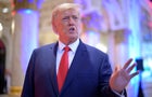 PALM BEACH, FL-NOVEMBER 8: Former President Donald Trump answer 