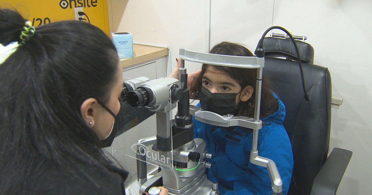 Vision buses bring free eye care and glasses to Boston students who