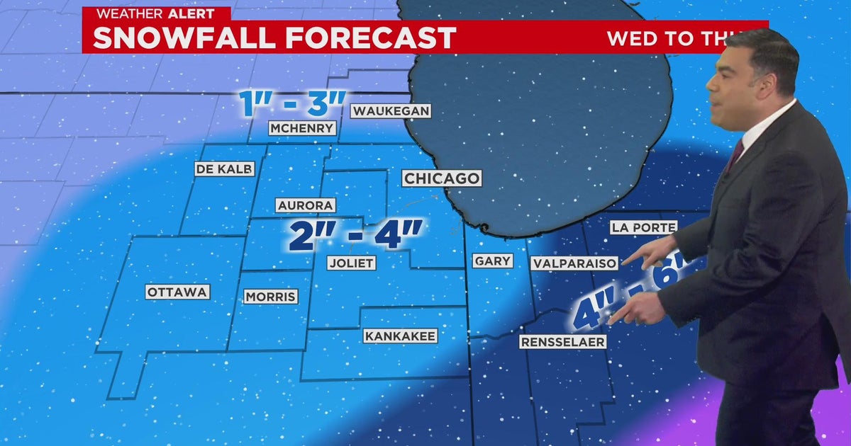 Chicago Weather Alert: What to expect with the snow Wednesday morning ...