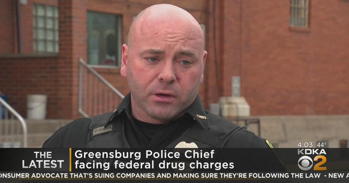 Greensburg's police chief charged with federal drug crimes - CBS Pittsburgh
