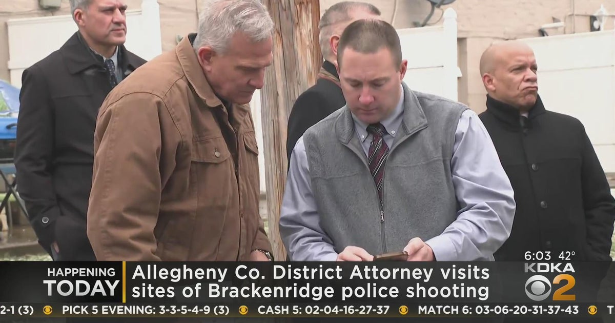 Allegheny County DA visits Brackenridge shooting site CBS Pittsburgh