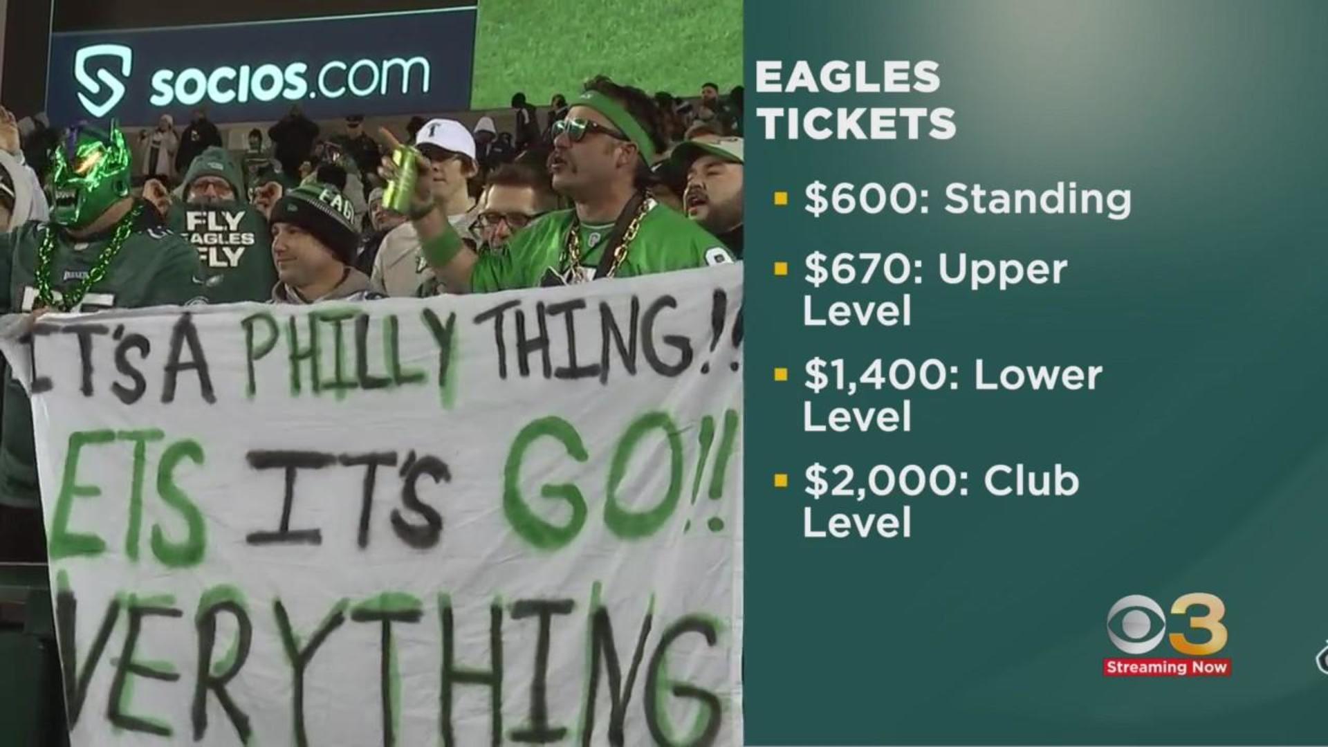 Eagles-49ers NFC championship game ticket prices are more than $600 - CBS  Philadelphia