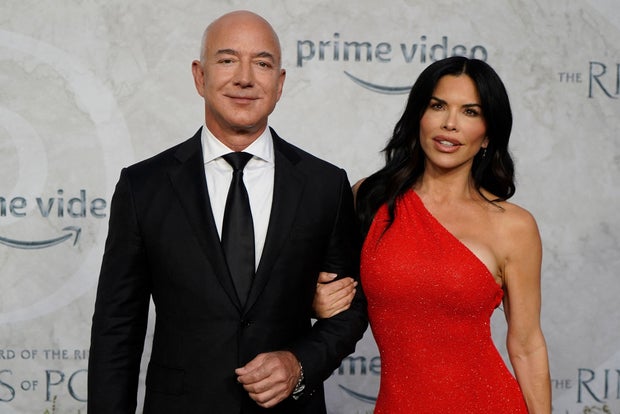 Jeff Bezos and Lauren Sanchez