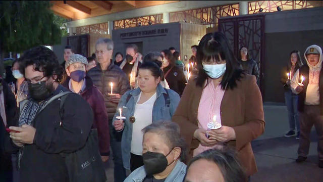 S.F. Chinatown Vigil for Mass Shooting Victims 
