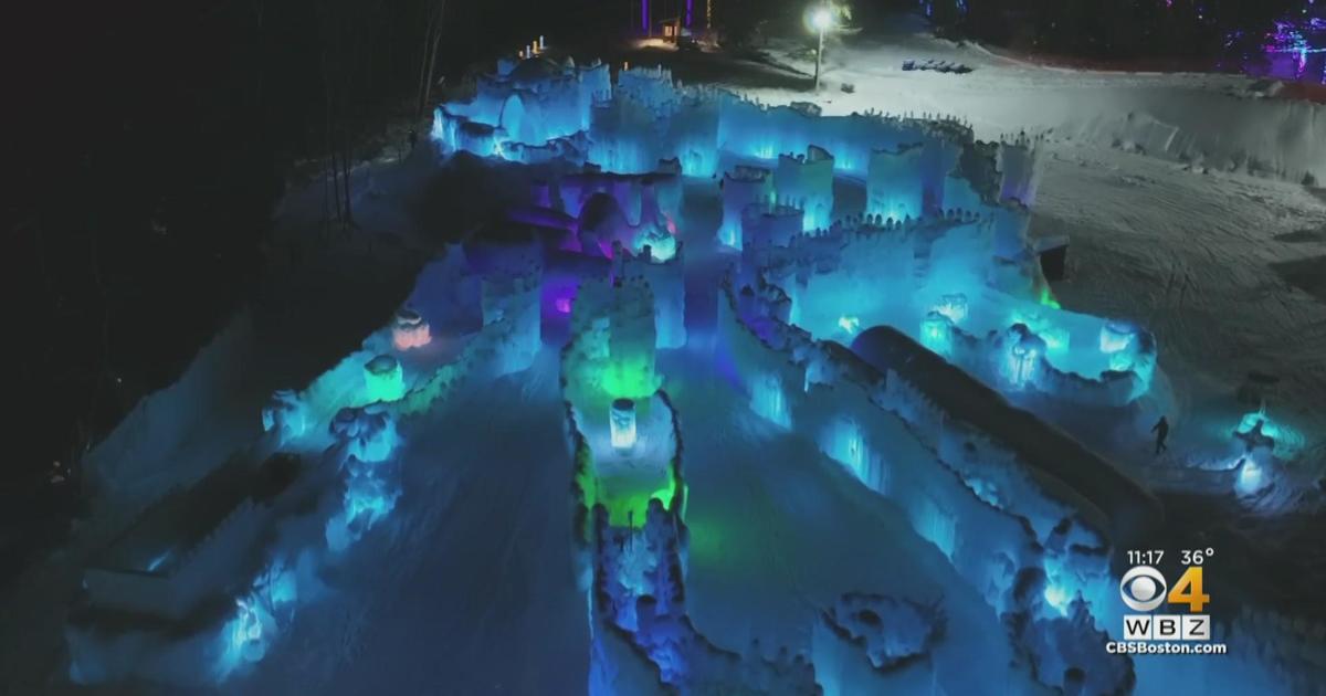 First look at New Hampshire Ice Castles CBS Boston