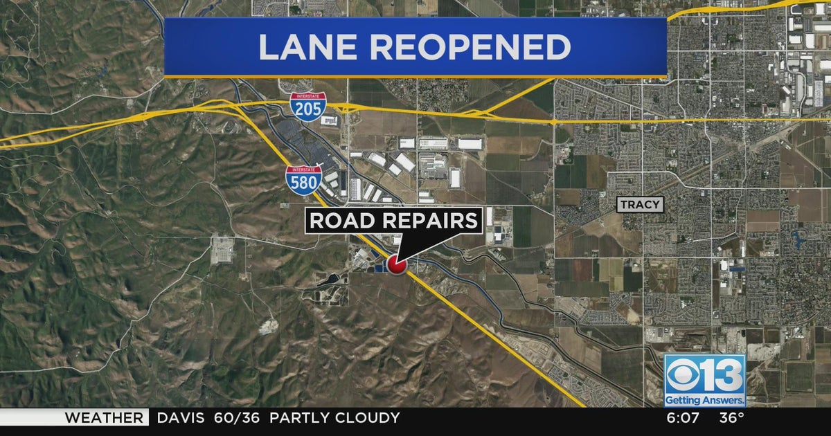 Lane on I-580 westbound reopened after emergency repairs
