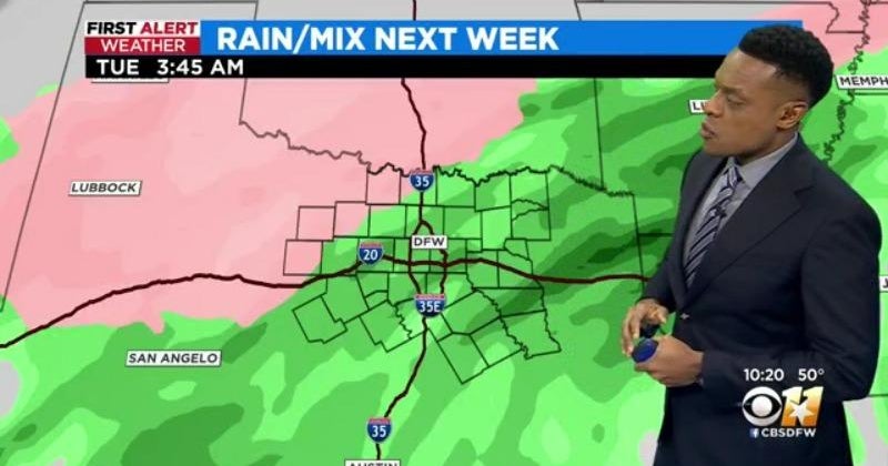 Wintry weather returning to North Texas next week CBS Texas