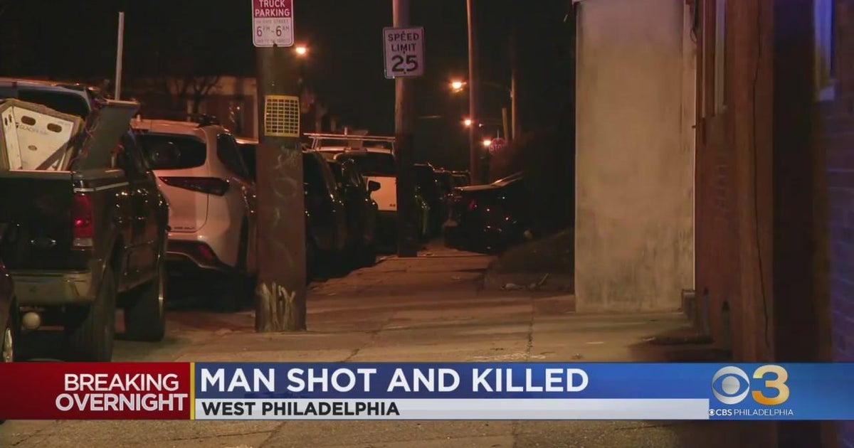Man shot, killed in West Philadelphia: Police - CBS Philadelphia