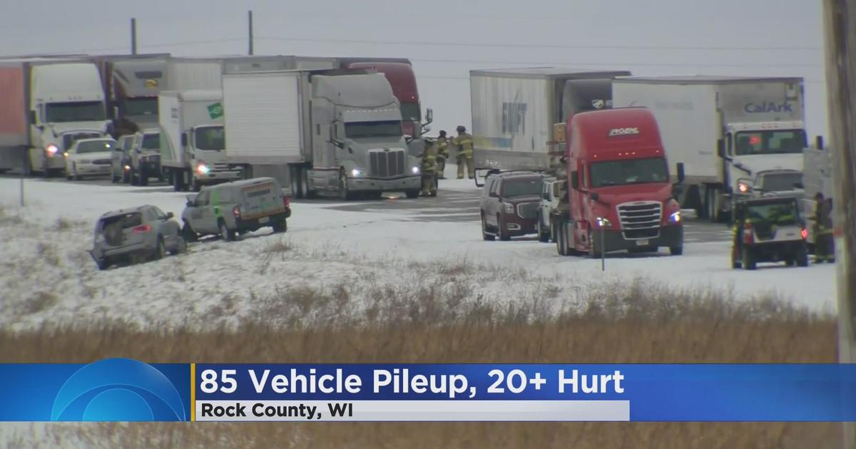 Over 20 hurt in 85 vehicle pileup