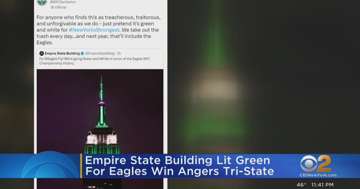 Twitter stunned by Empire State Building honoring Eagles