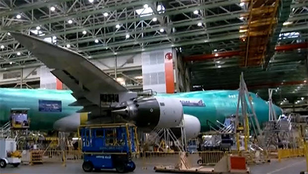 The last 747, at Boeing's assembly plant in Everett, Washington. 