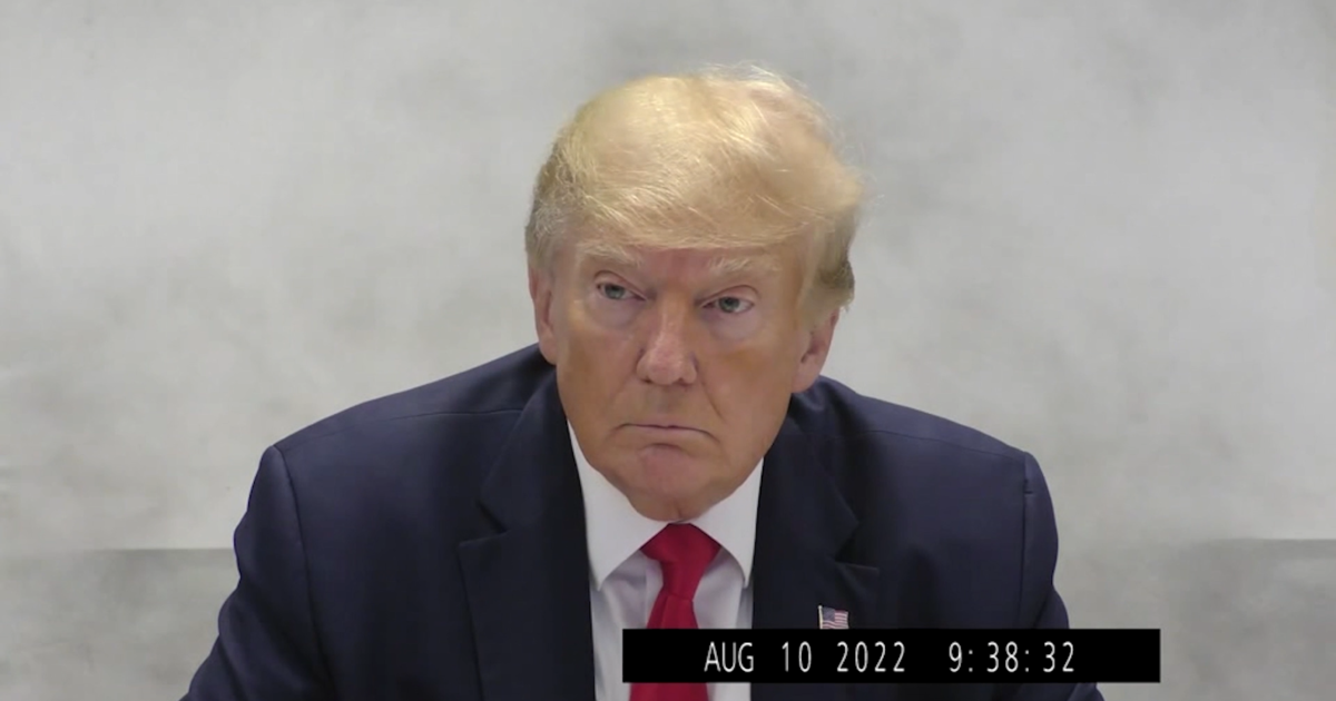 Video of Trump deposition in New York fraud probe shows former president taking the Fifth, repeating "same answer"
