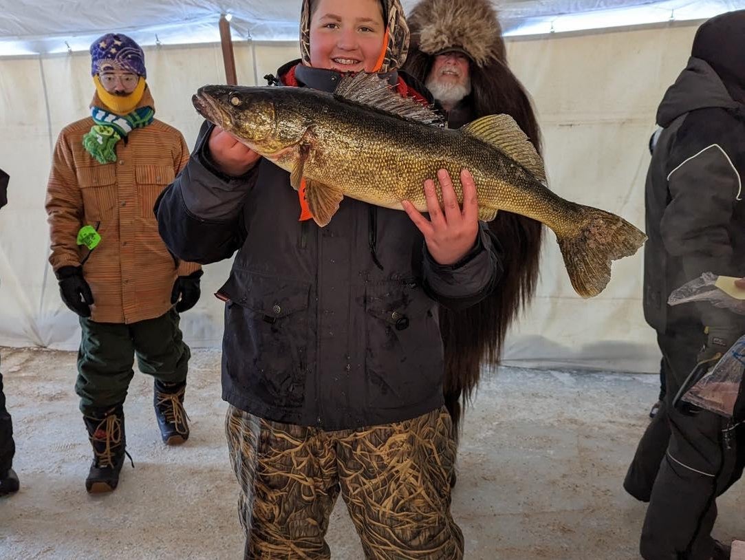 13yearold angler wins Brainerd ice fishing tournament CBS Minnesota
