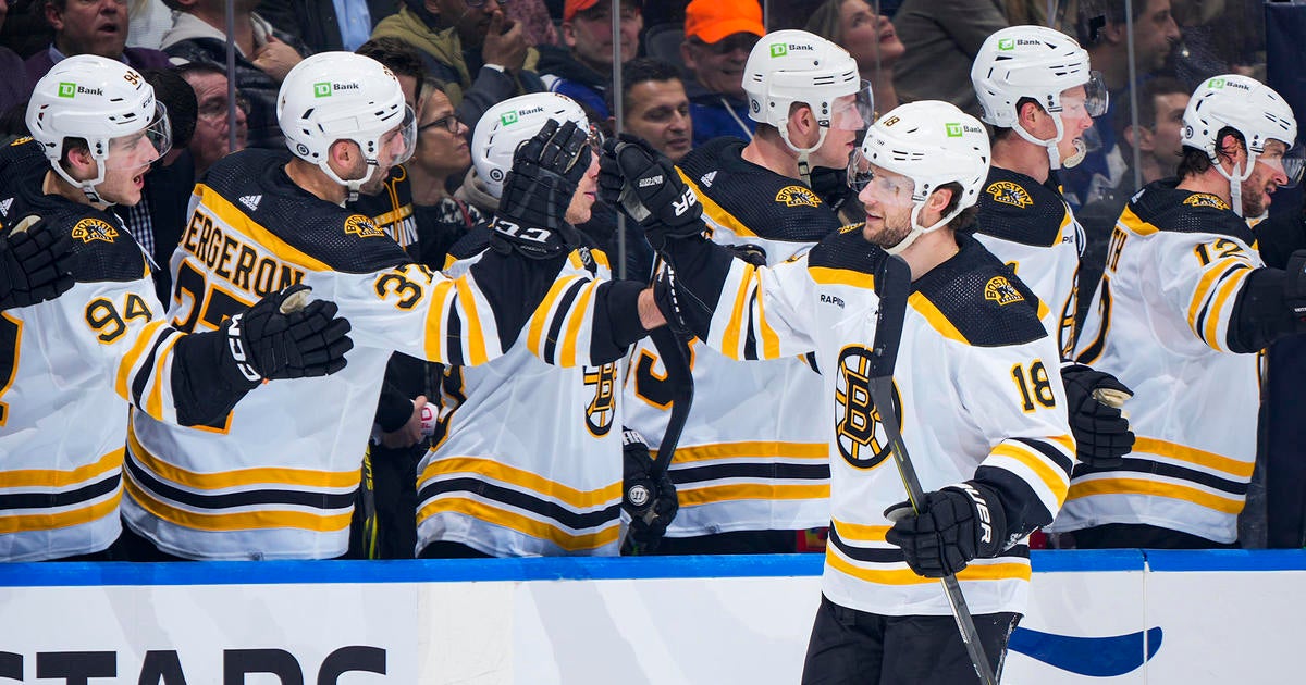 Pavel Zacha Scores Twice As Bruins Beat Maple Leafs 5-2 - CBS Boston