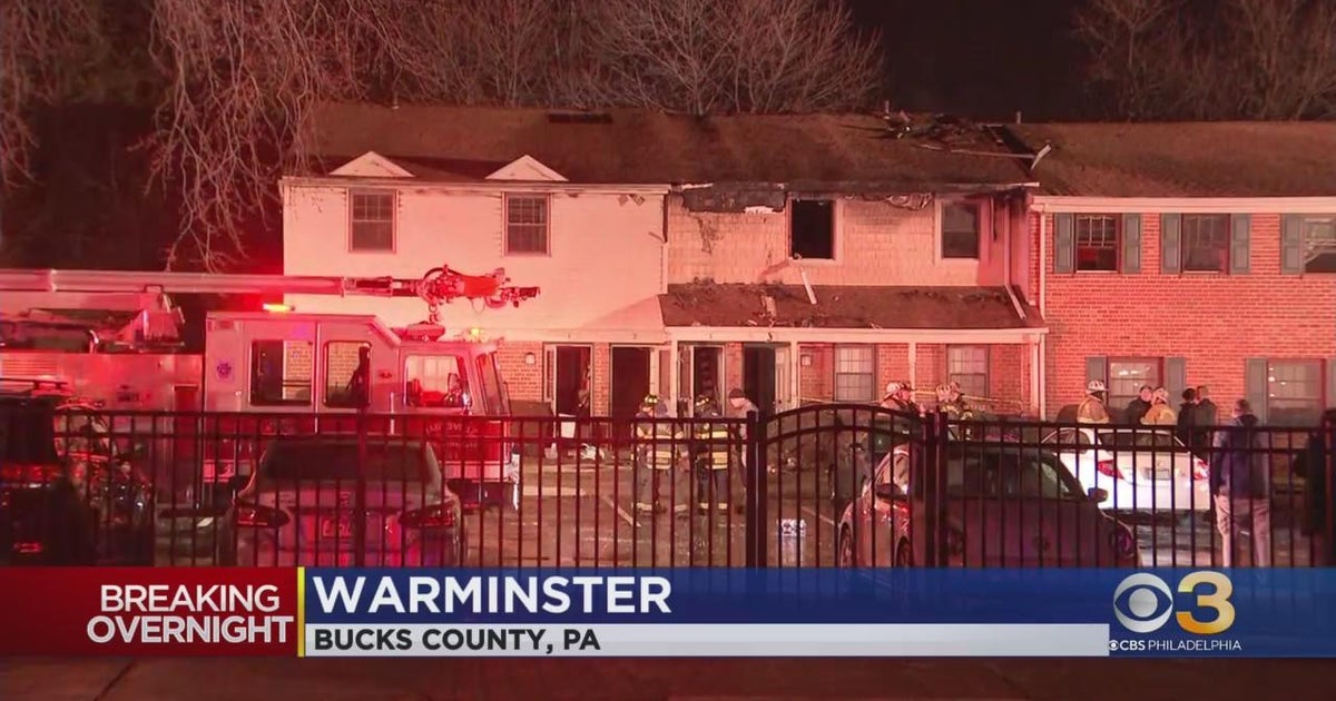 2 hospitalized after fire in Warminster, Bucks County CBS Philadelphia