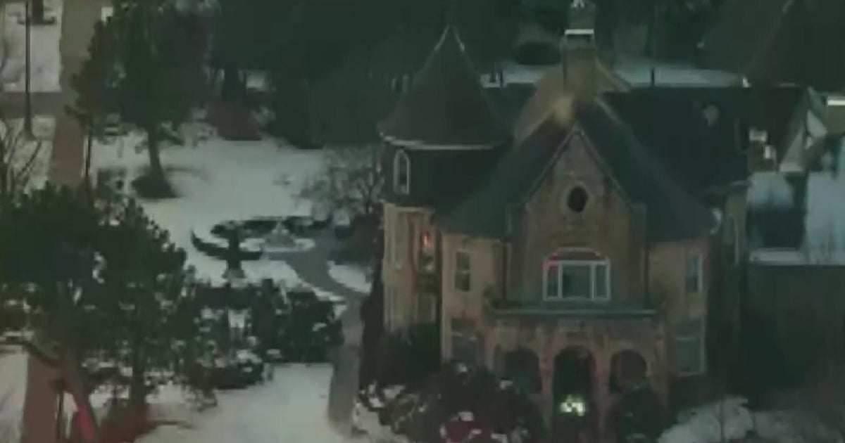 Investigators search for cause of fire at Haley Mansion in Joliet - CBS ...