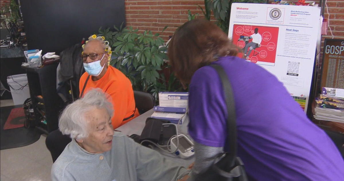 “We meet them where they are:” Black salon health program gives screenings, education to clients