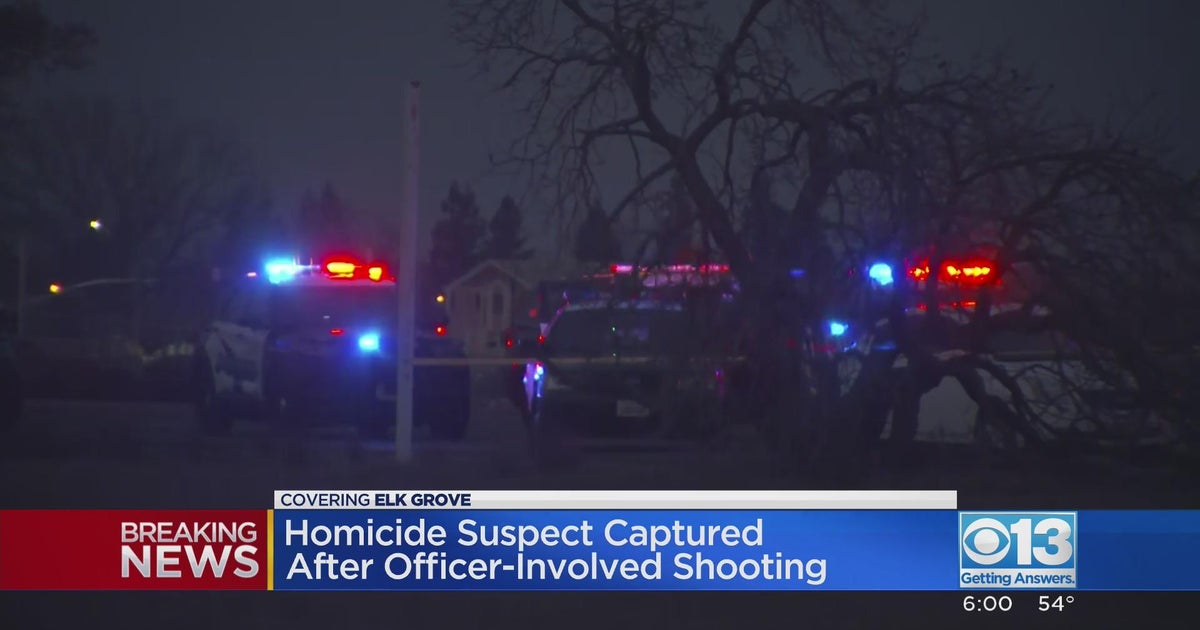 Latest on homicide suspect captured after police shooting in Elk Grove