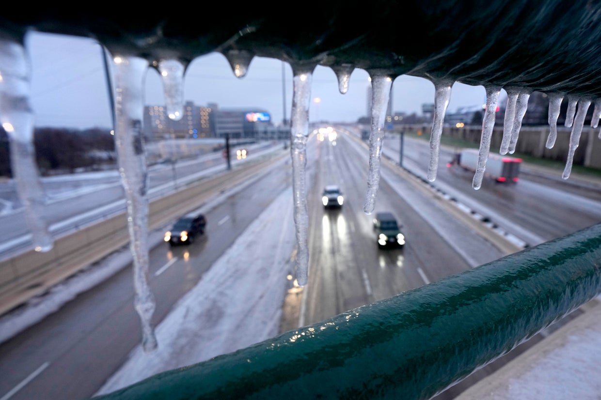 Deadly ice storm ending in South but bitter blast in store for Upper ...