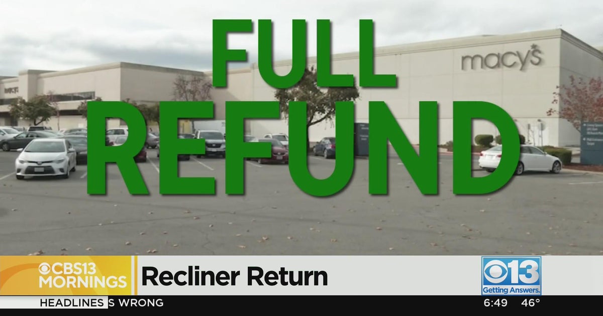 Call Kurtis: Help me return this recliner