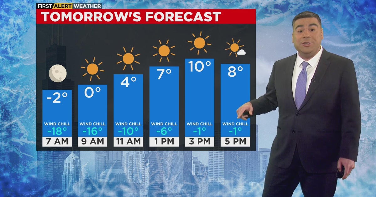 Chicago First Alert Weather: Bitter cold on Friday - CBS Chicago