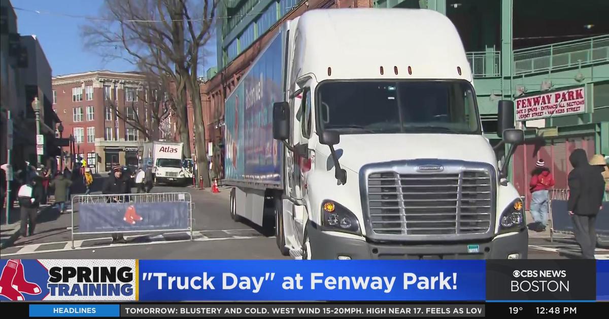 Truck Day at Fenway Park