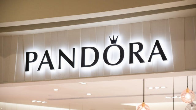 Danish jewelry manufacturer and retailer Pandora store and 
