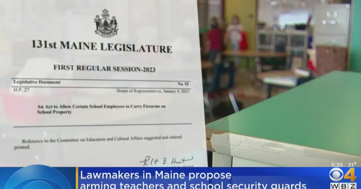 Maine proposal would arm teachers and school security guards