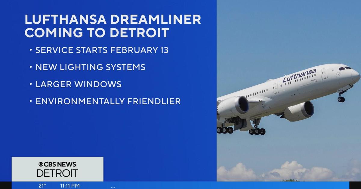 Detroit among 5 new destinations for Lufthansa Dreamliner