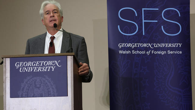 CIA Director William Burns Speaks At Georgetown University On The Global Threat Landscape 